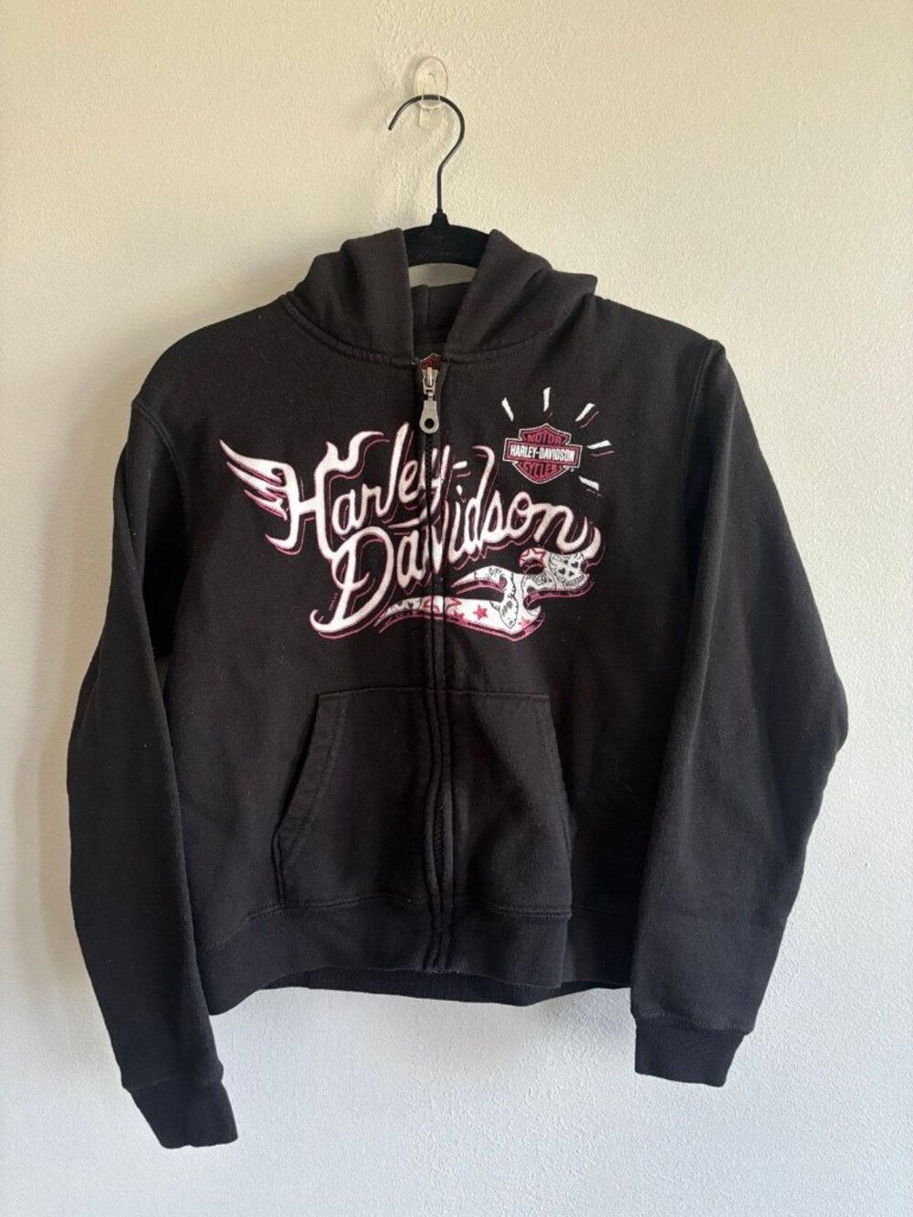 Harley Davidson Laconia NH zip up hoodie